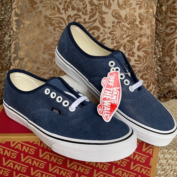 Vans Authentic Deboss Otw Blues/True White WMNS - Picture 5 of 16